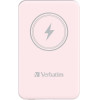 Verbatim Charge 'n' Go Magnetic Wireless Power Bank 5000 Mah Pink - (032243)