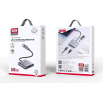 XO HUB012A 4 In 1 TYPE-C, 4x Usb 3.0 - (HUB012B)