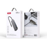XO HUB015 5 In 1 Usb HUB, 4x Usb 3.0 + 1x TYPE-C - (HUB012B)
