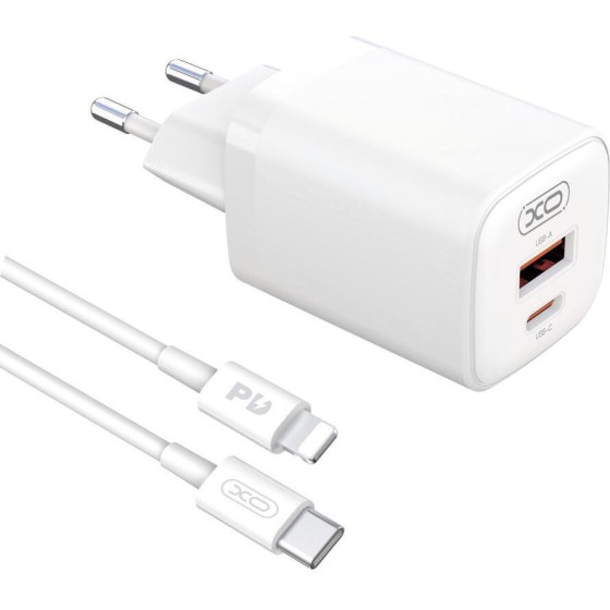 XO L96(EU) Quick Charger (PD30W / Usb QC18W) �� ������� Lightning - (L96L)