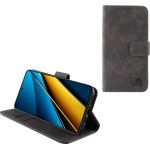 Lime Successories Lime ���� Xiaomi Poco X6 5G 6.67'' Essential Magnet Book Stand Clip GREY
