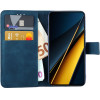 Lime Successories Lime ���� Xiaomi Poco X6 Pro 5G 6.67'' Essential Magnet Book Stand Clip Dark BLUE