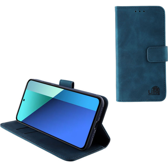 Lime Successories Lime ���� Xiaomi Redmi Note 13 4G 6.67'' Essential Magnet Book Stand Clip Dark BLUE