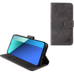 Lime Successories Lime ���� Xiaomi Redmi Note 13 4G 6.67'' Essential Magnet Book Stand Clip GREY