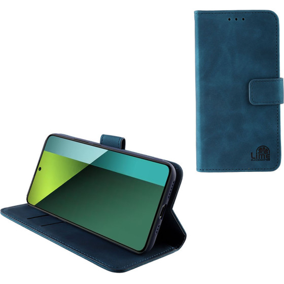 Lime Successories Lime ���� Xiaomi Redmi Note 13 Pro 5G 6.67'' Essential Magnet Book Stand Clip Dark BLUE