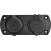 Powertech ����� 12V ��� ����� & ������� USB/USB-C, �����, IP65 - (PTL-002)