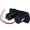 Powertech ����� 12V ��� ����� & ������� USB/USB-C, �����, IP65 - (PTL-002)