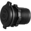 Powertech ����� Usb ��� ����� & ������� 2x USB, 24W, IP65 - (PTL-003)