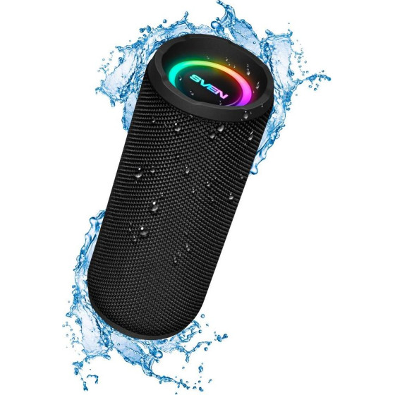 Sven 2.0 Portable Speaker PS-160 Black 2x6W Bluetooth - (20101678)