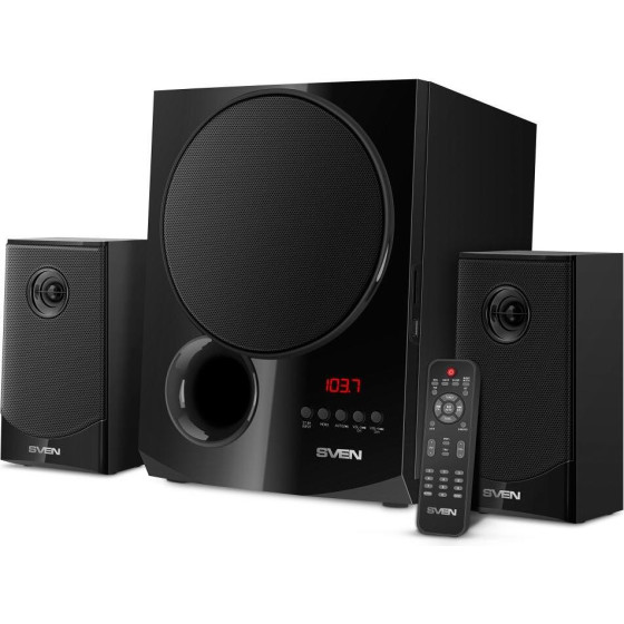 Sven 2.1 Speakers MS-2080 Black Bluetooth 40W+2x15W - (20101462)