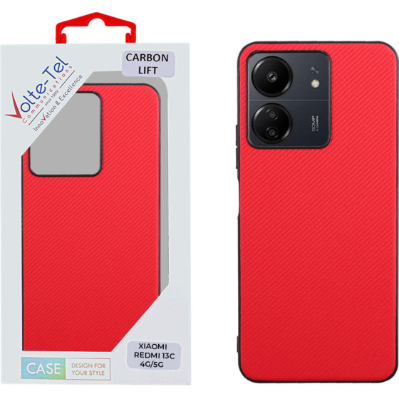 Volte-Tel ���� Xiaomi Redmi 13C 4G/5G 6.74'' Carbon Lift Full Camera Protection RED