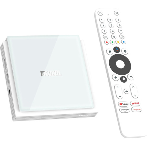 Mecool Tv Box KM2 Plus Deluxe, Google �����������, 4K, WiFi, Android 11 - (MCL-KM2PLUSD)