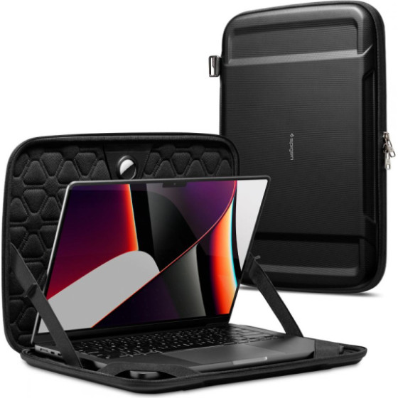 Spigen Rugged Armor Pouch Pro For Laptop 13-14 Black - (AFA04270)