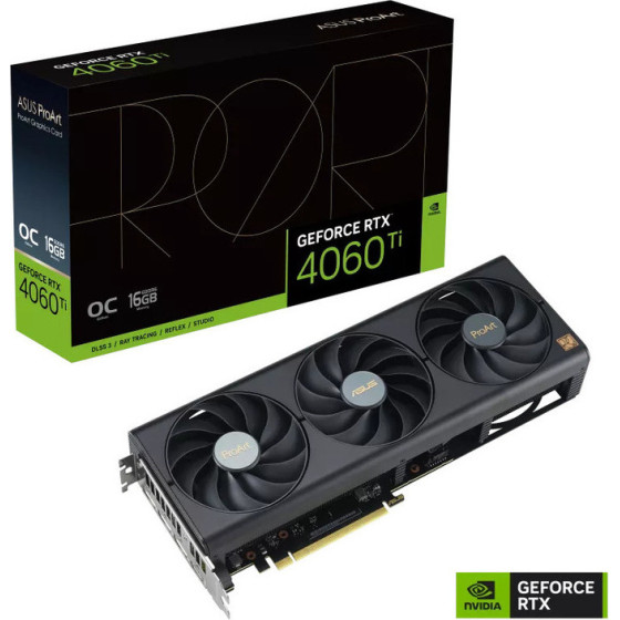 Asus Vga PROART-RTX4060TI-O16G, 16GB, GDDR6 - (90YV0JH2-M0NA00)
