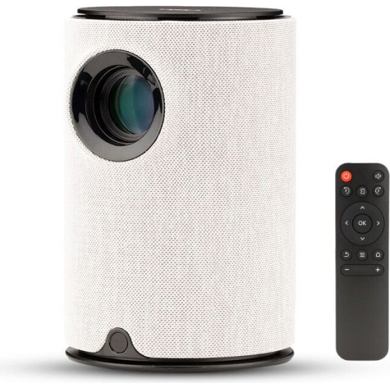 Osio ����/������ Projector �� ����� Led 1280*720p, 40-200? �� �luetooth, USB, HDMI, Wifi, 150 Ansi LUM, ������. ������� ��� ���������������-2*3W - (OPRO-4010)