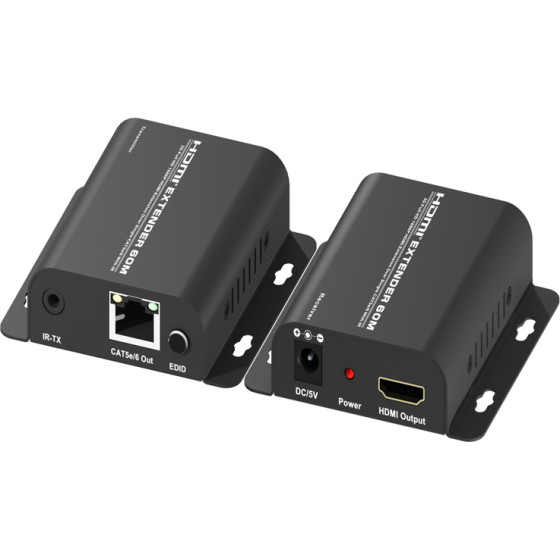 Powertech Hdmi Video Extender ���� �������� RJ45, 1080p, 60m - (CAB-H114)