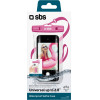 SBS Waterproof Case With Selfie Grip Universal Size Up To 6.8' Pink - (WATERSELFIEP)