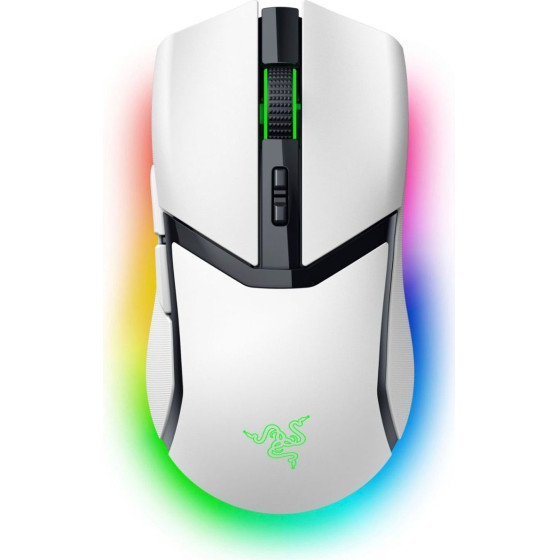 Razer Cobra Pro White - Wireless Gaming Mouse - 30000 Dpi - Rgb Underglow - Bluetooth / 2.4GHz - 77g - (RZ01-04660200-R3G1)