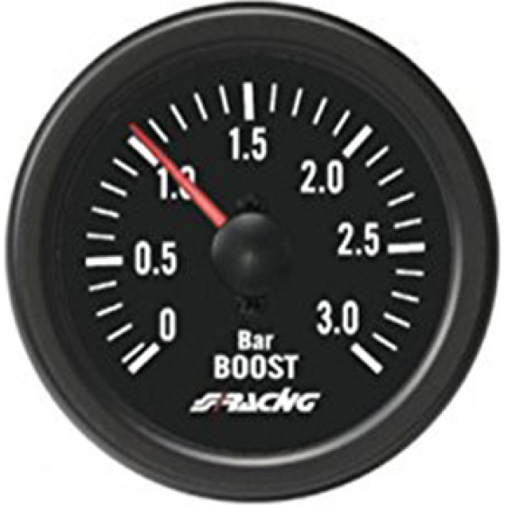 Simoni Racing ���������� 0-3.0 Bar ����� 52mm 2 Inch Black Line ��� ��������� Turbodiesel - (BV/B2)