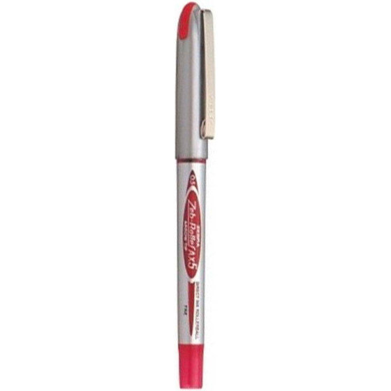 Zebra AX5 Zebroller Silver Rollerpen 0,5mm Red - (ZB-15983Z)