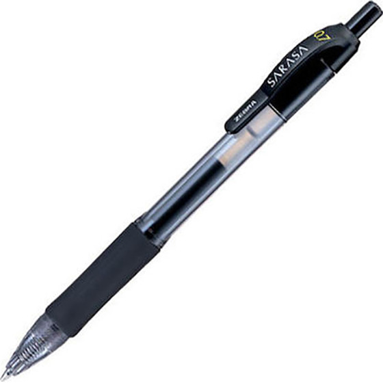Zebra Sarasa Retractable Gelpen 0,7mm Black - (ZB-46810)