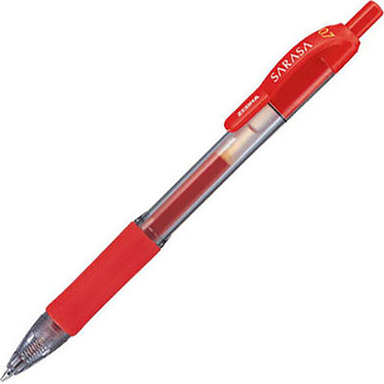 Zebra Sarasa Retractable Gelpen 0,7mm Red - (ZB-46830)