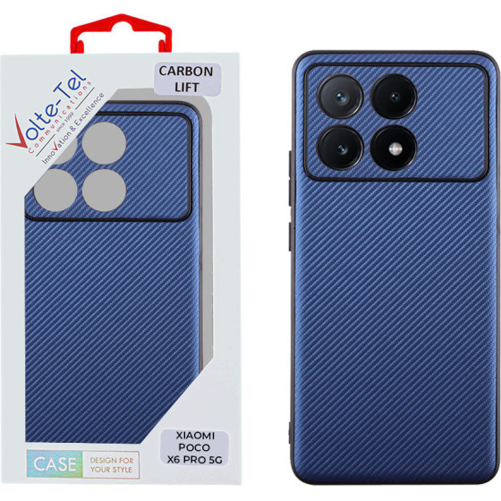 Volte-Tel ���� Xiaomi Poco X6 Pro 5G 6.67'' Carbon Lift Full Camera Protection BLUE