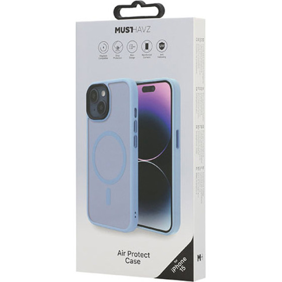 Musthavz ���� Air Protect �� Magsafe ��� Apple Iphone 15 ������� - (MHCOVAPIP23ALBL)