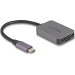 DeLock Card Reader ��� Sd & Micro SD, USB-C, 5 Gbps, ���� - (91009)