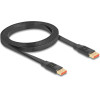 DeLock ������� Displayport flat, 8K/60Hz 32.4 Gbps HDR, 2m, ����� - (81006)