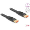 DeLock ������� Displayport flat, 8K/60Hz 32.4 Gbps HDR, 2m, ����� - (81006)