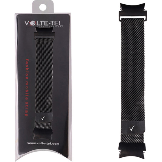 Volte-Tel ������� �������� ��������� Samsung Watch 6/6 CLASSIC/5/5 PRO/4/4 Classic 46 mm/3 41mm Milan BLACK