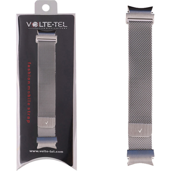 Volte-Tel ������� �������� ��������� Samsung Watch 6/6 CLASSIC/5/5 PRO/4/4 Classic 46 mm/3 41mm Milan SILVER