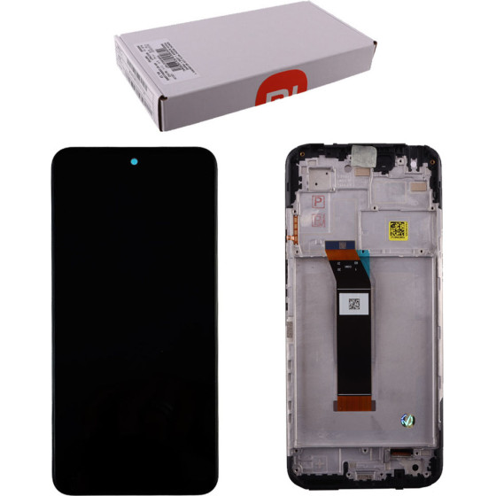 Xiaomi Poco M5 4G ����� + Touch Screen + Lens + Frame Black Original Service Pack - (560001L19C00)