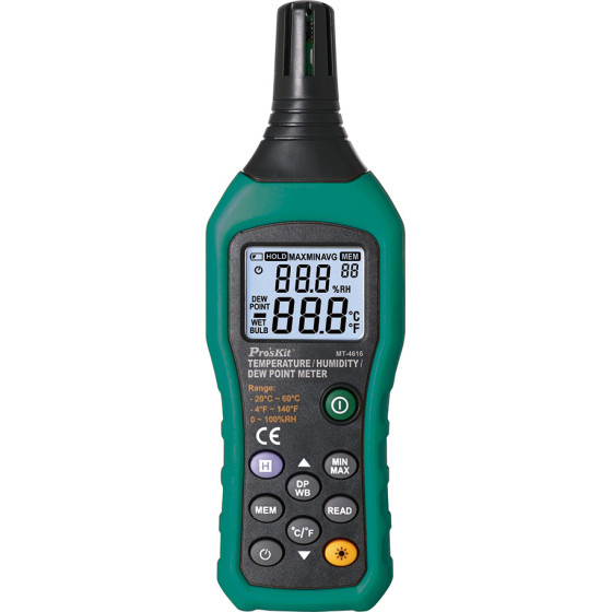 PROSKIT ������� ���������� & ������������ -20~60 �C, 0~100% Rh - (MT-4616)