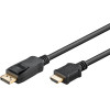 Goobay ������� Displayport �� Hdmi 4K/30Hz, 3m, ����� - (64837)