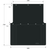 Lampa ���������� �������� Pvc ������ �� ������� 650x750x550mm - 2 ���. - (14245)