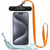 Tech-Protect Waterproof Case For Smartphones 6.9 Inch Black Orange - (UWC7)