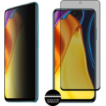 Idol 1991 Tempered Glass Xiaomi Poco C65 4G 6.74'' 9H 0.25mm Privacy Antispy Semi Curved Full Glue BLACK