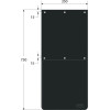 Lampa ���������� �������� Pvc ������ �� ������� 350x750x350mm - 2 ���. - (14240)