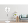 LGP Round Base Stand Fan 16' 40CM 45W White - (LAM113560)
