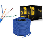 Cablexpert CAT5e Utp Lan Cable (CCA), SOLID, 305M Blue - (UPC-5004E-SOL-B)