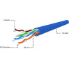 Cablexpert CAT5e Utp Lan Cable (CCA), SOLID, 305M Blue - (UPC-5004E-SOL-B)