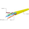 Cablexpert CAT5e Utp Lan Cable (CCA), SOLID, 305M Yellow - (UPC-5004E-SOL-Y)
