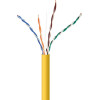 Cablexpert CAT5e Utp Lan Cable (CCA), SOLID, 305M Yellow - (UPC-5004E-SOL-Y)