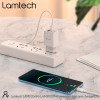 Lamtech Travel Wall Charger 2.1A With 2xUsb White - (LAM020694)