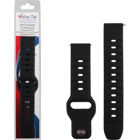 Volte-Tel ������� �������� ��������� Rugged Sport Samsung Watch 6/6 Classic 20mm Black VT116