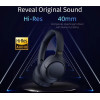QCY H3 High-Res Headset Blue - w. Mic, Active Noise Canceling With 4 Mode Anc 60h Multipoint - (6957141408414)