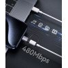 Usams ���������� USB-C �� Lightning US-SJ677, 30W, 480Mbps, ���� - (SJ677LN01)