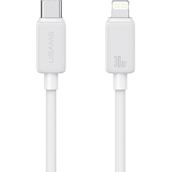 Usams ������� Lightning �� USB-C US-SJ692, 30W, 480Mbps, 1m, ����� - (SJ692USB02)